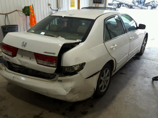 1HGCM66544A040980 - 2004 HONDA ACCORD WHITE photo 4