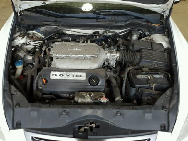 1HGCM66544A040980 - 2004 HONDA ACCORD WHITE photo 7