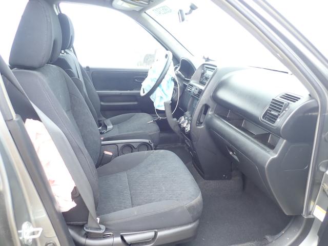 SHSRD68576U406133 - 2006 HONDA CR-V LX GRAY photo 5