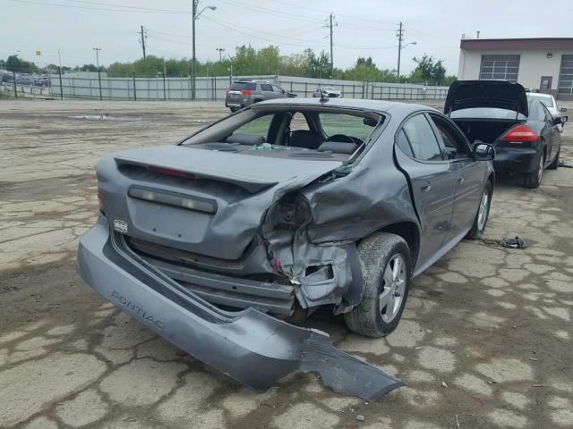 2G2WP552081155875 - 2008 PONTIAC GRAND PRIX GRAY photo 4