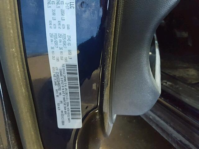 2C4RDGEG6HR697783 - 2017 DODGE GRAND CARA BLUE photo 10