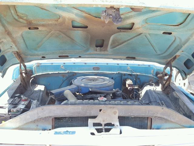 F11YRE96784 - 1969 FORD F-100 PU TURQUOISE photo 7