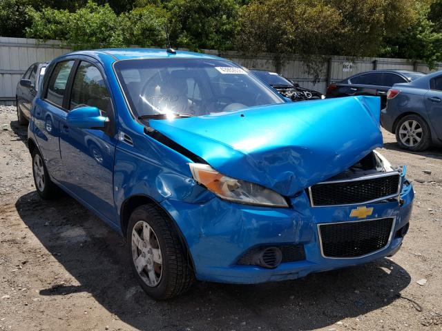 KL1TD66E59B620309 - 2009 CHEVROLET AVEO LS TURQUOISE photo 1