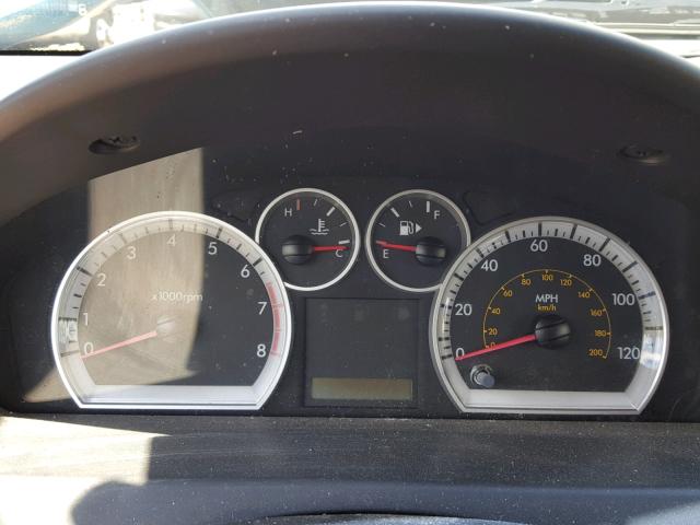 KL1TD66E59B620309 - 2009 CHEVROLET AVEO LS TURQUOISE photo 8