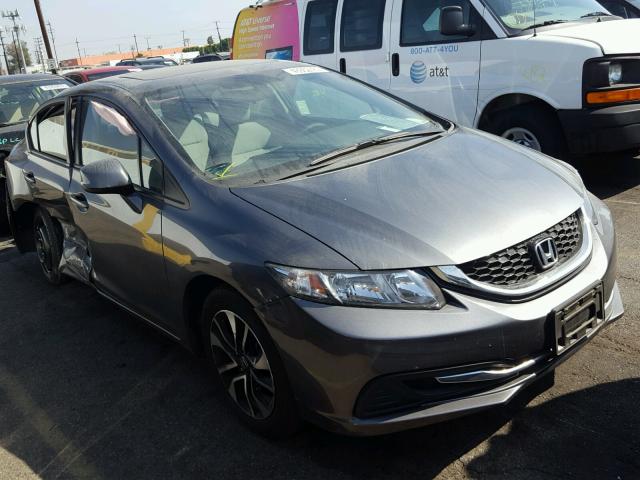 19XFB2F80DE243382 - 2013 HONDA CIVIC EX ვერცხლისფერი ფოტო 1