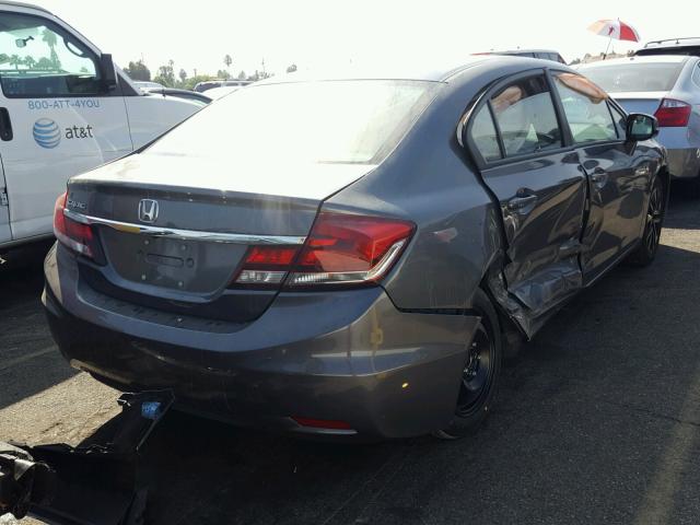 19XFB2F80DE243382 - 2013 HONDA CIVIC EX ვერცხლისფერი ფოტო 4