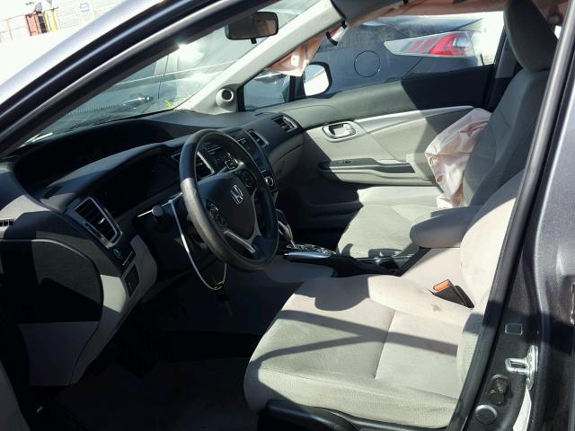 19XFB2F80DE243382 - 2013 HONDA CIVIC EX ვერცხლისფერი ფოტო 5