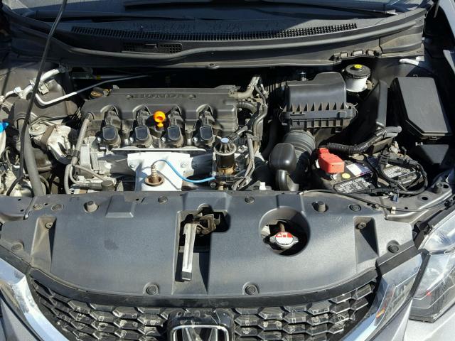 19XFB2F80DE243382 - 2013 HONDA CIVIC EX ვერცხლისფერი ფოტო 7