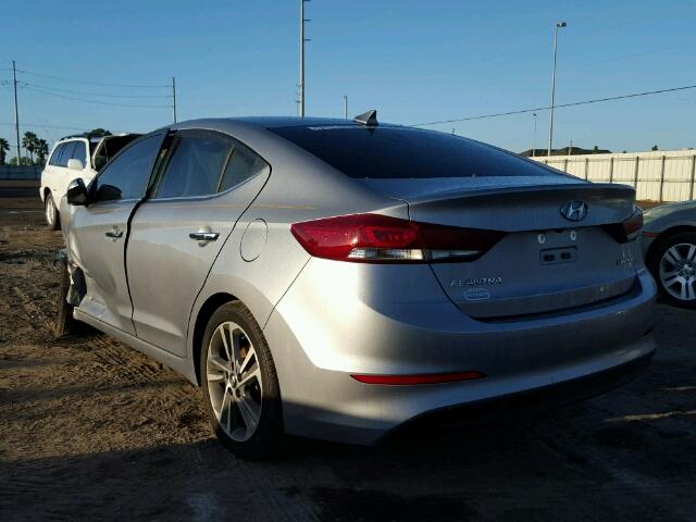 5NPD84LF5HH084591 - 2017 HYUNDAI ELANTRA SE SILVER photo 3