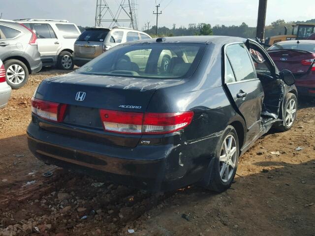 1HGCM66564A073544 - 2004 HONDA ACCORD BLACK photo 4