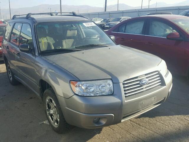 JF1SG63656G749941 - 2006 SUBARU FORESTER GRAY photo 1