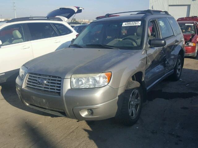 JF1SG63656G749941 - 2006 SUBARU FORESTER GRAY photo 2