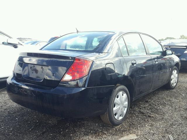 1G8AJ55F76Z149614 - 2006 SATURN ION LEVEL BLACK photo 4