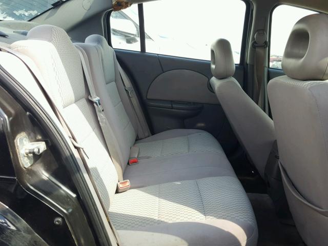 1G8AJ55F76Z149614 - 2006 SATURN ION LEVEL BLACK photo 6