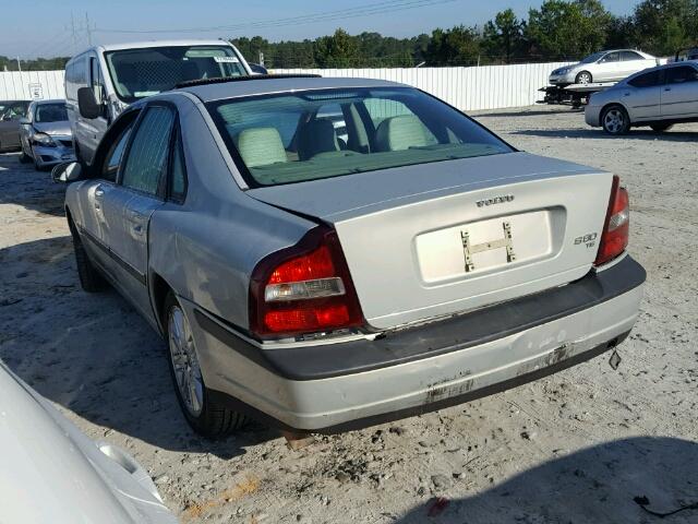 YV1TS90D9Y1097049 - 2000 VOLVO S80 T6 TUR SILVER photo 3