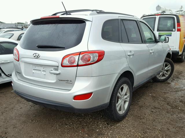 5XYZHDAG2BG059860 - 2011 HYUNDAI SANTA FE SILVER photo 4