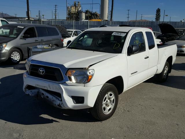 5TFTX4CN1CX018347 - 2012 TOYOTA TACOMA ACC WHITE photo 2