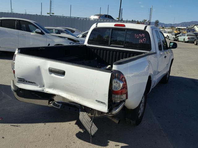 5TFTX4CN1CX018347 - 2012 TOYOTA TACOMA ACC WHITE photo 4