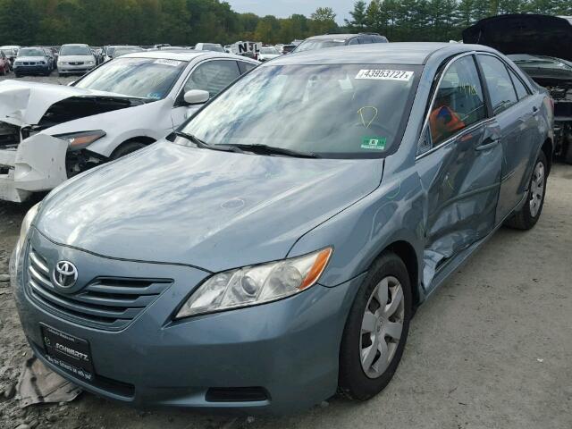 4T1BE46K58U758099 - 2008 TOYOTA CAMRY CE GREEN photo 2