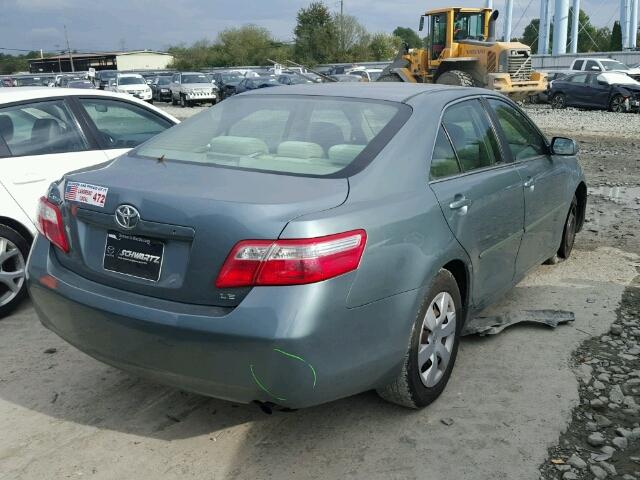 4T1BE46K58U758099 - 2008 TOYOTA CAMRY CE GREEN photo 4