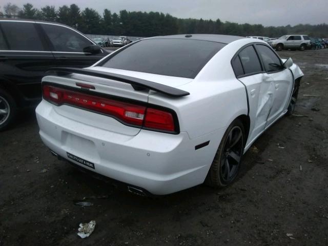 2C3CDXCT4EH368933 - 2014 DODGE CHARGER R/ WHITE photo 4