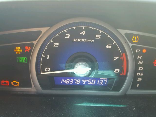 2HGFG12928H509605 - 2008 HONDA CIVIC EXL 灰色 照片 8