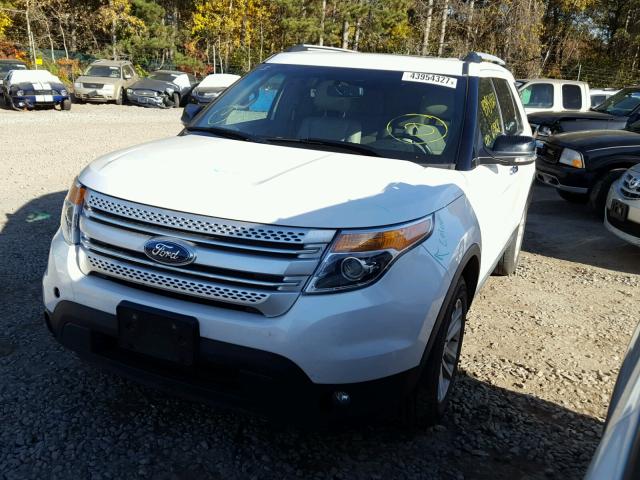 1FMHK8D8XCGA83729 - 2012 FORD EXPLORER WHITE photo 2