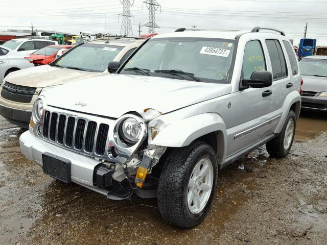 1J4GL58K75W566258 - 2005 JEEP LIBERTY LI SILVER photo 2