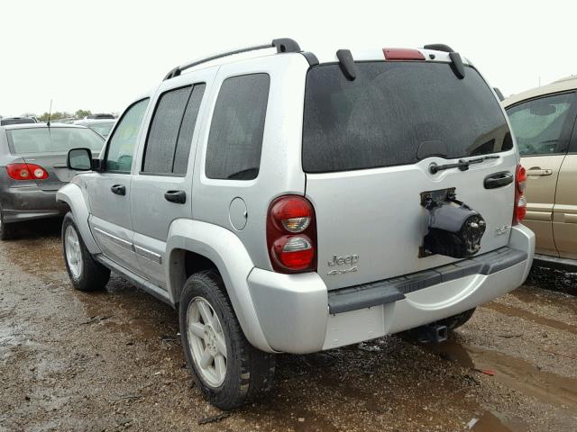 1J4GL58K75W566258 - 2005 JEEP LIBERTY LI SILVER photo 3