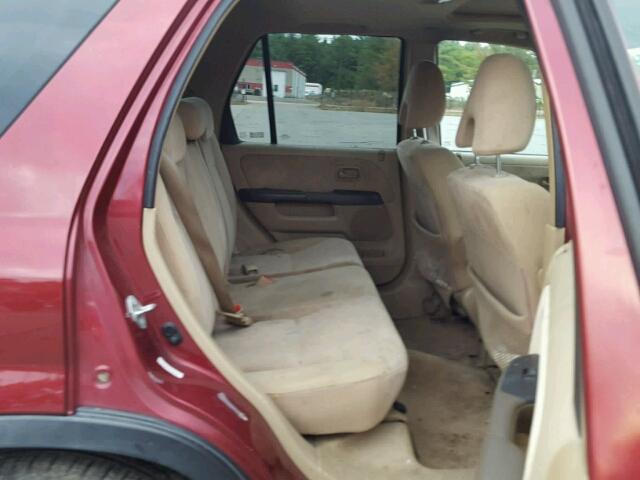 SHSRD78835U327766 - 2005 HONDA CR-V BURGUNDY photo 6