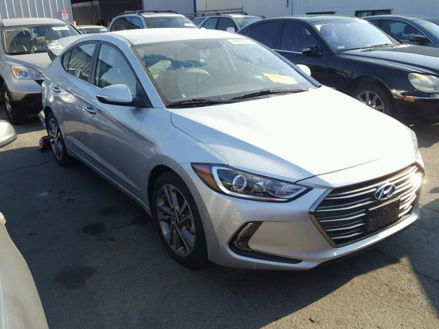 5NPD84LF9HH066322 - 2017 HYUNDAI ELANTRA SE SILVER photo 1