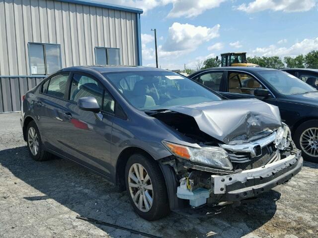 19XFB2F97CE308039 - 2012 HONDA CIVIC EXL 灰色 照片 1