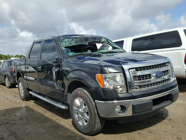 1FTEW1CM7DFC54610 - 2013 FORD F150 SUPER BLACK photo 1