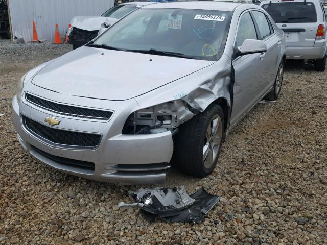 1G1ZC5E04AF273423 - 2010 CHEVROLET MALIBU 1LT SILVER photo 2