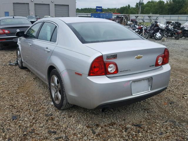 1G1ZC5E04AF273423 - 2010 CHEVROLET MALIBU 1LT SILVER photo 3