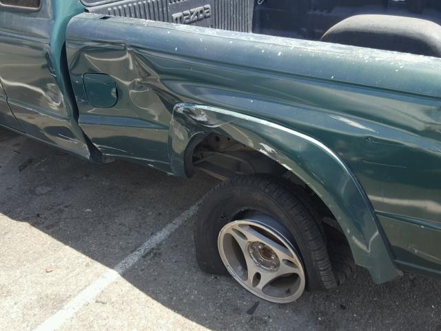 4F4YR16VX1TM29266 - 2001 MAZDA B3000 CAB GREEN photo 9