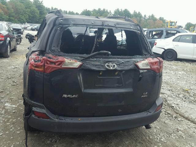 2T3BFREV5EW212993 - 2014 TOYOTA RAV4 LE BLACK photo 10