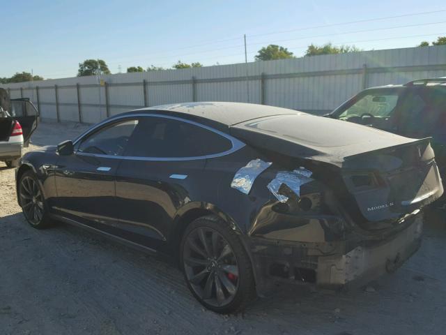 5YJSA1H10EFP33215 - 2014 TESLA MODEL S Սև լուսանկար 3