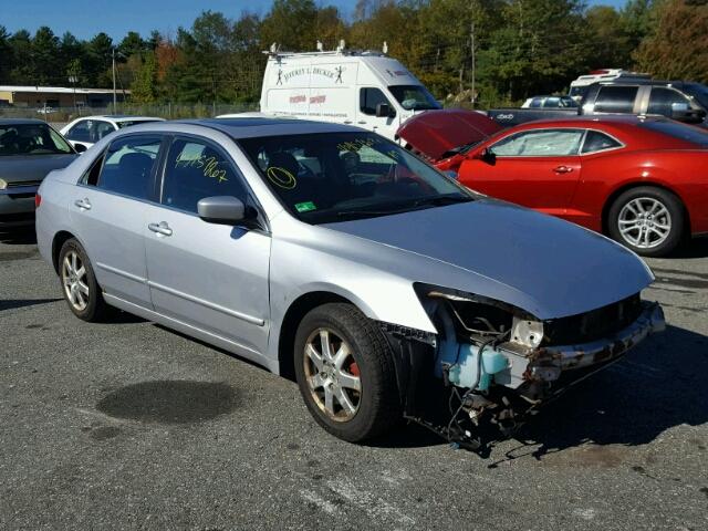 1HGCM66575A052624 - 2005 HONDA ACCORD EX SILVER photo 1