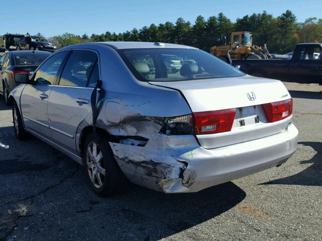 1HGCM66575A052624 - 2005 HONDA ACCORD EX SILVER photo 3