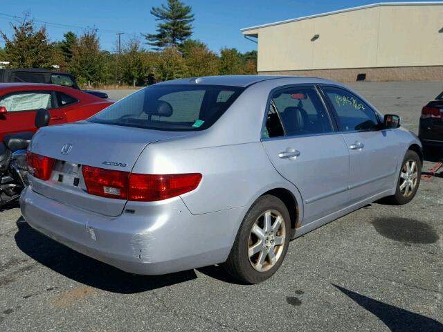 1HGCM66575A052624 - 2005 HONDA ACCORD EX SILVER photo 4