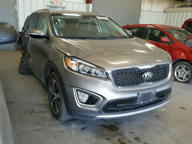 5XYPHDA51GG021341 - 2016 KIA SORENTO TAN photo 1