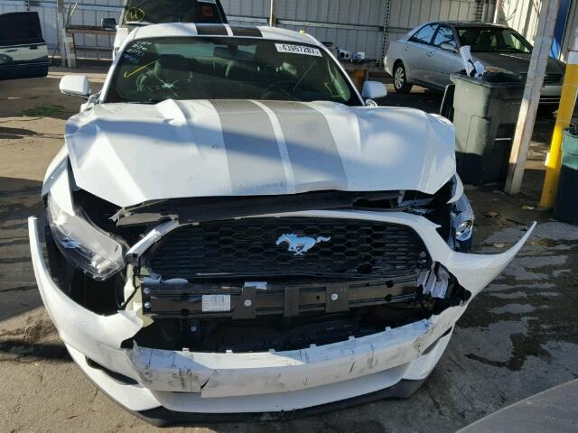 1FA6P8TH6G5277616 - 2016 FORD MUSTANG WHITE photo 9