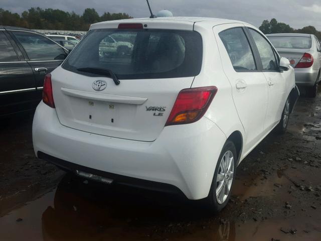 VNKKTUD31GA070467 - 2016 TOYOTA YARIS L WHITE photo 4