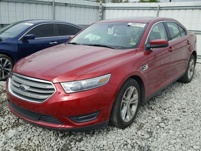 1FAHP2E88EG144988 - 2014 FORD TAURUS SEL MAROON photo 2