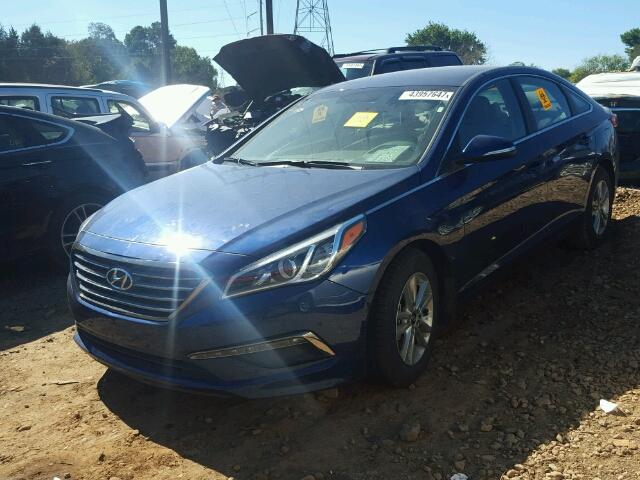 5NPE24AA7FH182709 - 2015 HYUNDAI SONATA ECO BLUE photo 2