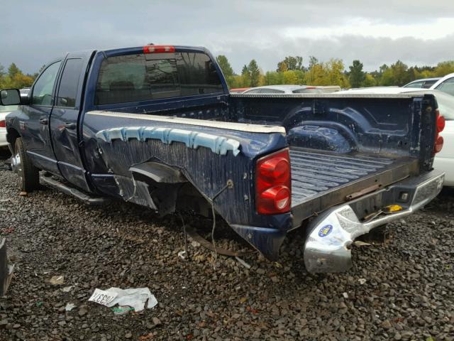 3D7MX48A08G109881 - 2008 DODGE RAM 3500 S BLUE photo 3