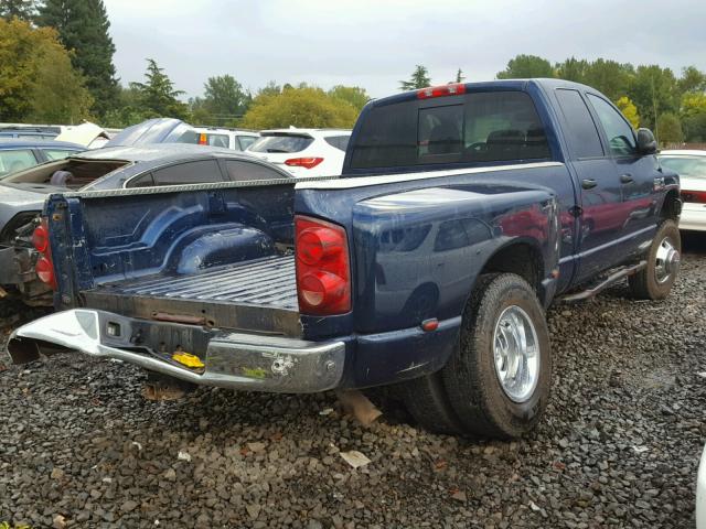 3D7MX48A08G109881 - 2008 DODGE RAM 3500 S BLUE photo 4