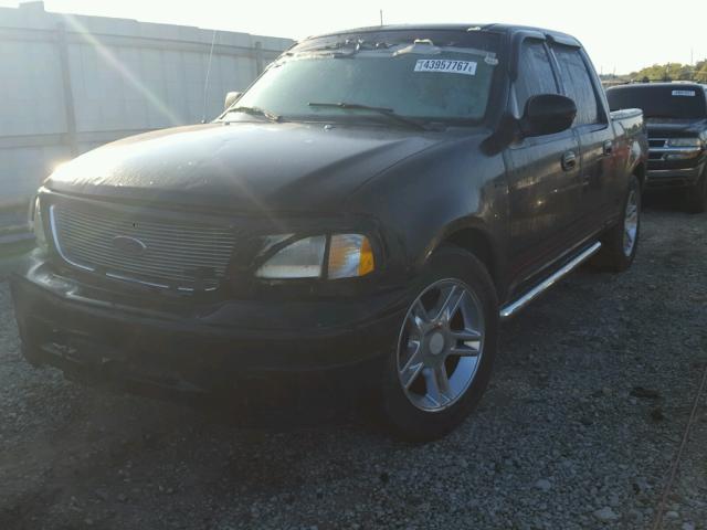 1FTRW07LX1KA21403 - 2001 FORD F150 SUPER BLACK photo 2