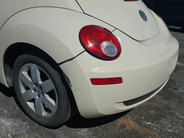 3VWRW31C27M514789 - 2007 VOLKSWAGEN NEW BEETLE Krem foto 9